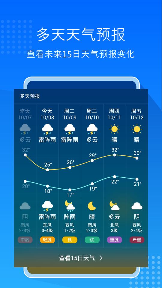 天气预报通大字版app下载_天气预报通大字版安卓手机版下载