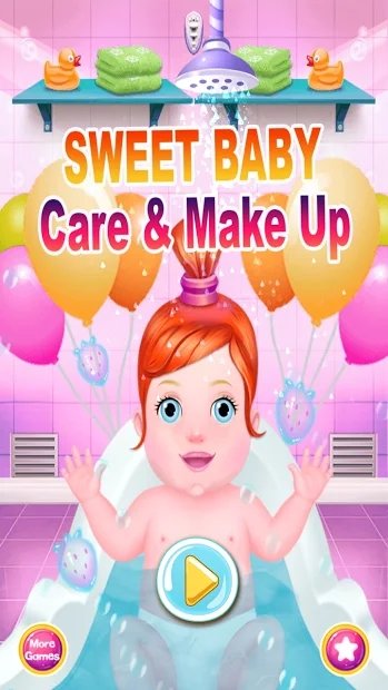 甜蜜的婴儿护理和化妆游戏下载_甜蜜的婴儿护理和化妆安卓版下载v1.0