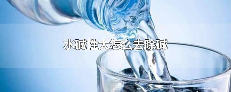 水碱性大怎么去除碱用白醋呢