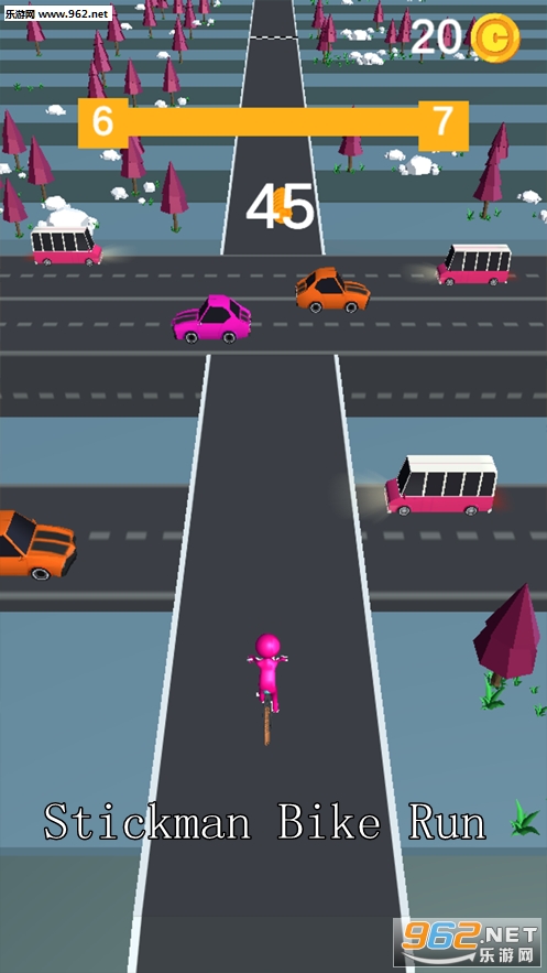 Stickman Bike Run