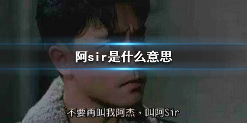 抖音不是吧阿sir是什么意思