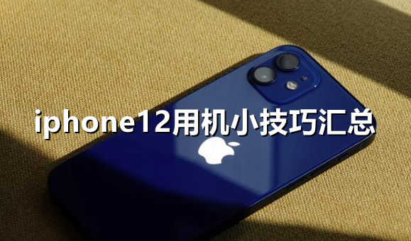 ﻿iphone12的使用技巧有哪些iPhone 12使用技巧总结
