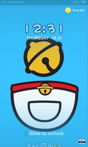 哆啦A梦-闪电锁屏主题app_哆啦A梦-闪电锁屏主题app攻略