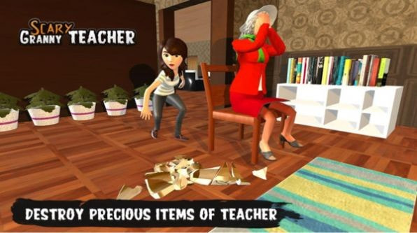 可怕的邻居老师最新升级版-可怕的邻居老师中文版下载 v1.0