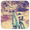 青春,棕色,文字,自行车,幸福app  2.0