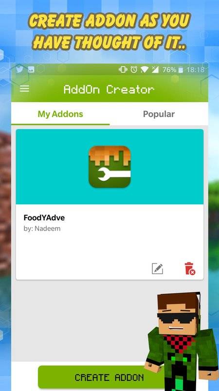 AddOn Creator Maker for Minecraft: AddOns for MCPEapp_AddOn Creator Maker for Minecraft: AddOns for