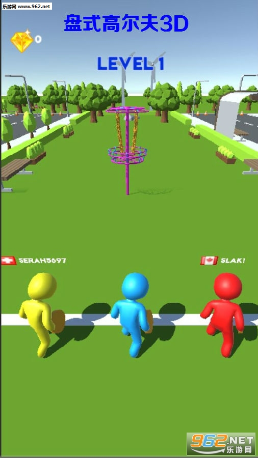 盘式高尔夫3D游戏