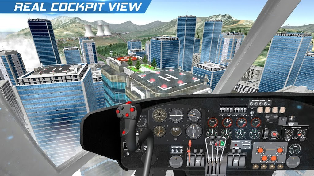 直升机飞行驾驶员模拟器中文升级版-直升机飞行驾驶员模拟器无限金币版下载 v1