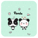 两只小熊猫-点心主题壁纸美化app