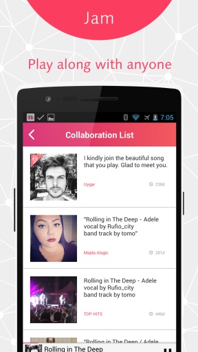 Sing, record and share! nanaapp