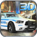 911警察驾驶的汽车追逐3Dapp