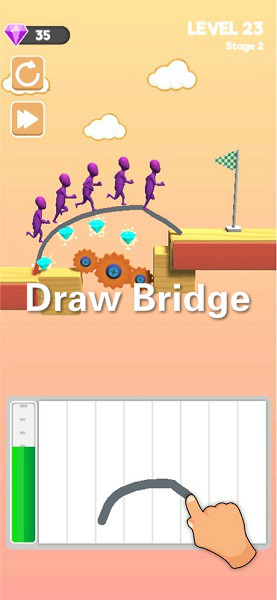 Draw Bridge游戏