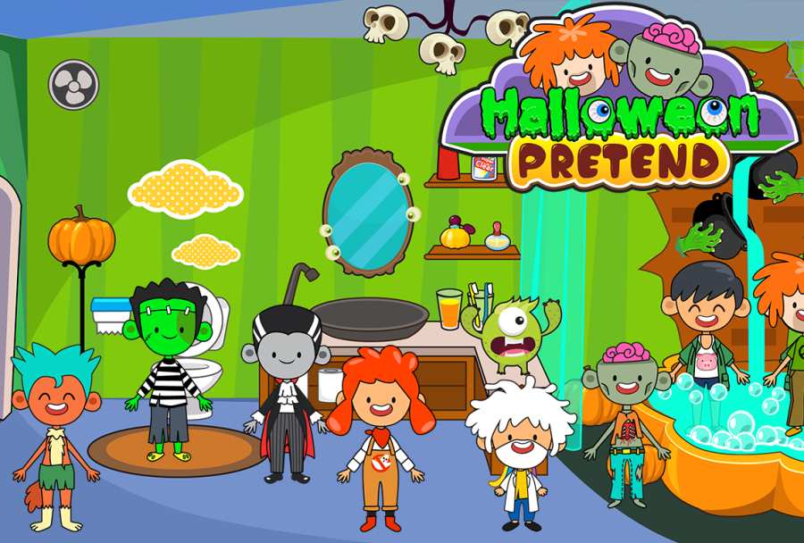 My Pretend Halloween - Trick or Treat Friends FREEapp_My Pretend Halloween - Trick or Treat Friends