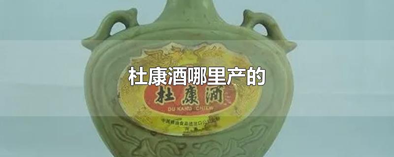 杜康酒哪里产的好喝