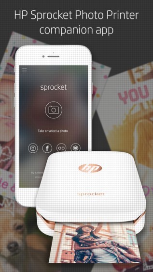 HP Sprocket app