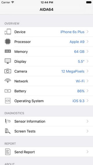 AIDA64 iOS版