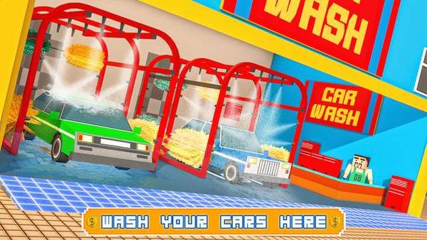 洗车服务车库模拟