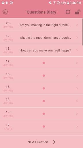 问题日记:一条自我反思的问题app