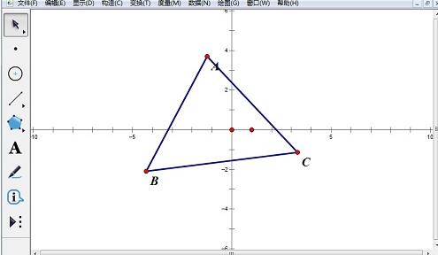 ﻿几何画板测一次方程的操作讲解——几何画板测一次方程图解教程