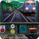 火车的驾驶台模拟器