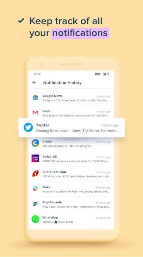 Crono - Notifications, Messages, Clipboard o下载