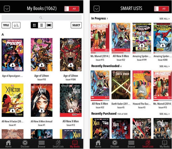 Marvel Comics app