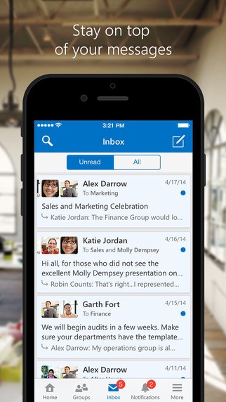 Yammer app