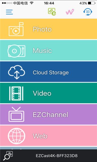 EZCast app