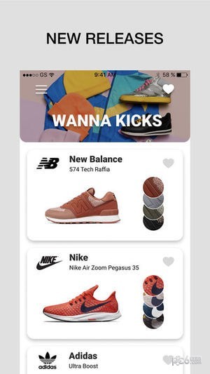 Wanna Kicks app