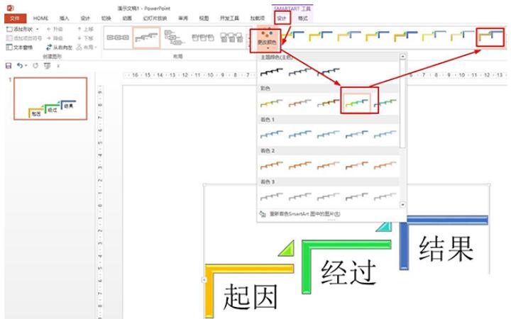 PPT制作羿射九日课文思维导图的图文教程