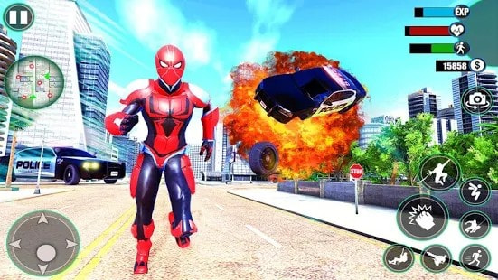 惊人的蜘蛛钢铁英雄升级版-惊人的蜘蛛钢铁英雄手游下载下载 v1.0