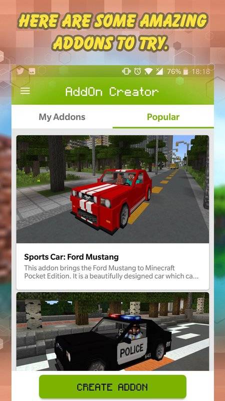 AddOn Creator Maker for Minecraft: AddOns for MCPEapp_AddOn Creator Maker for Minecraft: AddOns for