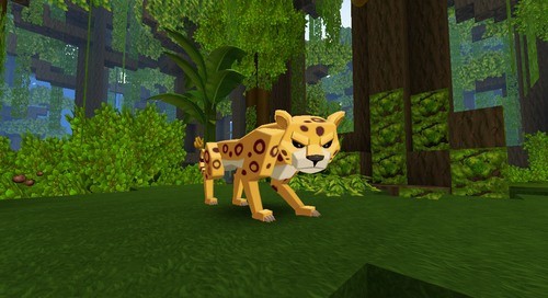 迷你世界雨林版本豹子怎么驯服