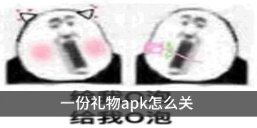 一份礼物apk怎么关