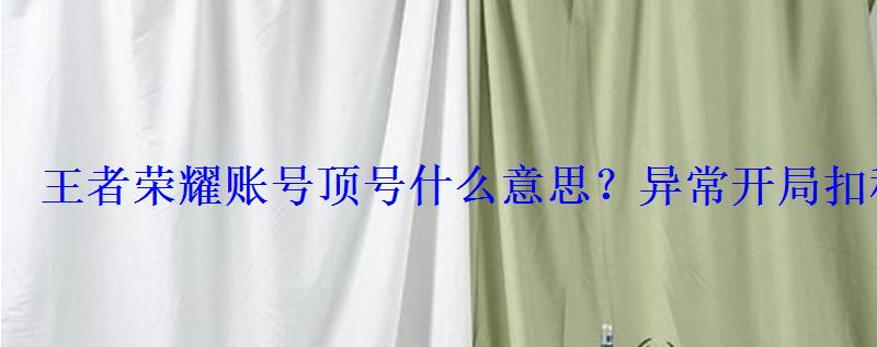 王者顶号有什么提示，王者顶号会扣信誉积分吗