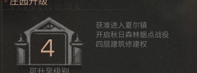 明日之后4级庄园需要什么 四级庄园材料需求一览